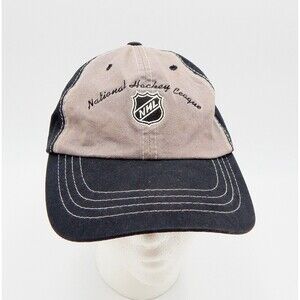 1917 NHL National Hockey League Zephyr Adjustable Strap Back Cap Hat Black